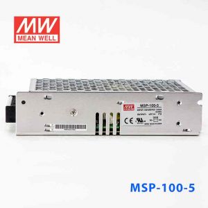 MSP-100-5  100W  5V 17A  单路输出带功率因素校正高可靠医疗型明纬开关电源