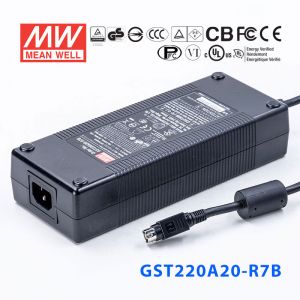 GST220A20-R7B 220W 20V11A高效能低空载损耗绿色节能桌上型适配器