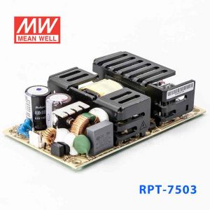 RPT-7503  75W +3.3V 7A +5V 8A +12V 1.5A  三路输出绿色明纬医用无外壳电源