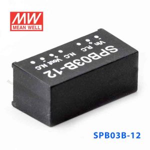 SPB03B-12  3W  18~36V  输入 12V  稳压单路输出明纬DC-DC转换模块电源