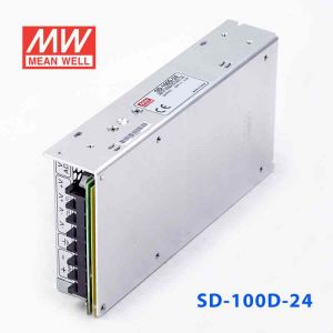 SD-100D-24  100W  72~144V  输入  24V 4.2A  输出有外壳明纬DC-DC转换电源