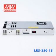 LRS-350-15 350W 15V23.2A输出（输入电压开关选择型)明纬超薄高性能开关电源
