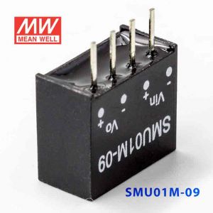 SMU01M-09  1W  12V-9V  非稳压单路输出明纬DC-DC转换模块电源