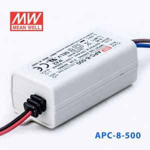 APC-8-500 8W  8-16V   500mA 明纬牌恒流输出防水塑壳LED照明电源