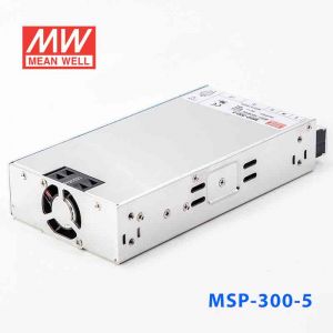 MSP-300-5  300W  5V 60A  单路输出带功率因素校正高可靠医疗型明纬开关电源