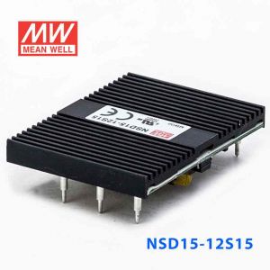 NSD15-12S15  15W  9.4~36V  输入 15V 稳压输出板上安装型明纬DC-DC变换电源