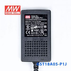 GST18A05-P1J  15W 5V3A高效能低空载损耗绿色节能桌上型适配器