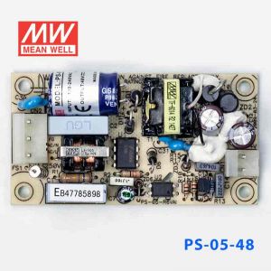 PS-05-48 5W  48V  0.11A   单路输出无外壳PCB板明纬开关电源