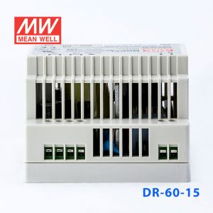 DR-60-15 60W 15V4A 单路输出Class II DIN导轨安装明纬开关电源