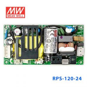 RPS-120-24 120W 24V 3.5A 单路输出微漏电低空载损耗医用无外壳明纬开关电源