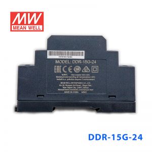 DDR-15G-24台湾明纬15W 9~36V输入24V0.63A输出导轨型DC-DC电源