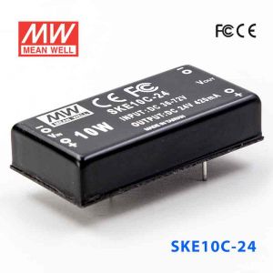 SKE10C-24  10W  36~72V  输入  24V  单路输出明纬DC-DC转换模块电源