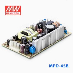 MPD-45B  45W +5V 5A +24V 1.8A  双路输出微漏电医用无外壳明纬开关电源