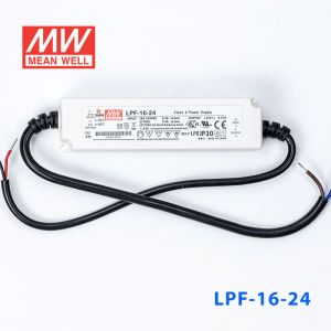 LPF-16-24  16W  24V 0.67A  恒压+恒流有PFC高效率塑壳IP30防水LED电源