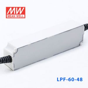 LPF-60-48  60W  48V 1.25A  恒压+恒流有PFC高效率塑壳IP67防水LED电源