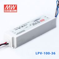 LPV-100-36    100W    36V   2.8A 明纬牌恒压输出IP67防水塑壳LED照明电源