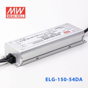 ELG-150-54DA  150W  54V 2.8A  DA型(Dali调光/铝壳IP67/100～305Vac输入)明纬PFC防水LED电源