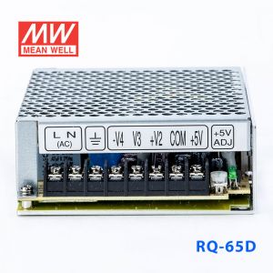 RQ-65D台湾明纬5V4A+12V1.5A+24V1A-12V0.5A四路开关电源68W四组