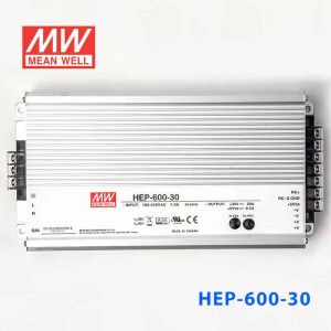 HEP-600-30   600W   30V  20A   高效率无风扇密封全灌胶恶劣环境适用明纬开关电源