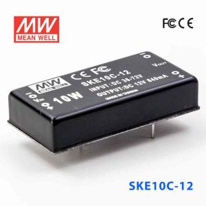 SKE10C-12  10W  36~72V  输入  12V  单路输出明纬DC-DC转换模块电源