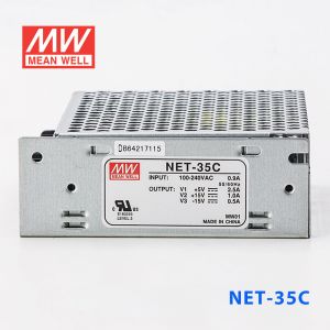 NET-35C  35W 5V 3.5A +15V 1.5A -15V 0.5A  三路输出明纬开关电源(NE系列)