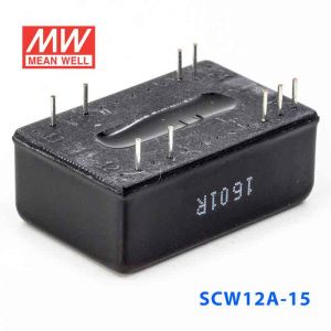 SCW12A-15  12W  9~18V  输入 15V  稳压单路输出明纬DC-DC转换模块电源