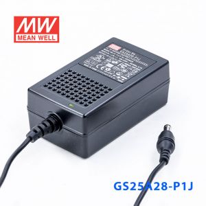 GS25A28-P1J 25W 28V0.89A 输出绿色能源明纬电源适配器(三线插口)