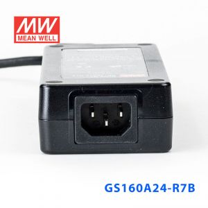 GS160A24-R7B 160W 24V6.67A 输出绿色能源明纬电源适配器(三线插口)