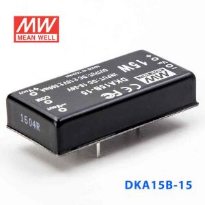 DKA15B-15  15W 18~36V  输入  ±15V  稳压双路输出明纬DC-DC转换模块电源