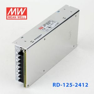 RD-125-2412明纬12V24V双路电源125W直流稳压24V3.7A+12V3.7A双组