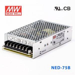 NED-75B  75W 5V 6A +24V 3A  双路输出明纬开关电源(NE系列)