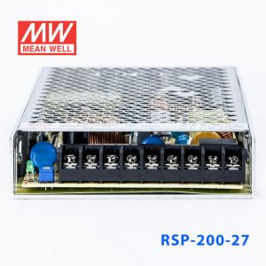 RSP-200-27 200W 27V7.5A 单路输出带功率因素校正超薄型明纬开关电源 