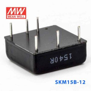 SKM15B-12  15W  18~36V  输入 12V 1.25A 单路稳压输出明纬DC-DC转换模块电源