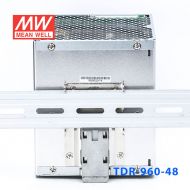TDR-960-48 960W 48V20A 三相输入高效率高功率因素单路输出DIN导轨安装明纬开关电源