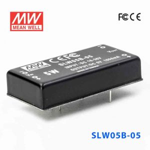 SLW05B-05  5W  18~36V  输入  5V  稳压单路输出明纬DC-DC转换模块电源