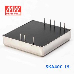 SKA40C-15  40W  36~72V  输入 15V 2.67A 稳压单路输出明纬DC-DC转换模块电源