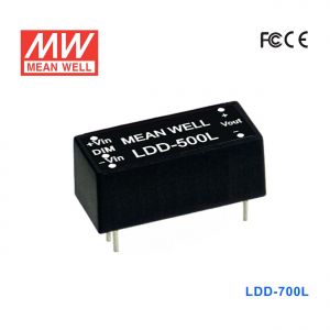 LDD-700L 22.4W 9～36V输入,2～32V700mA输出DC-DC降压型恒流LED驱动器(插脚型)