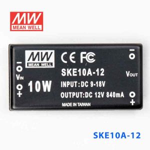 SKE10A-12  10W  9~18V  输入  12V  单路输出明纬DC-DC转换模块电源