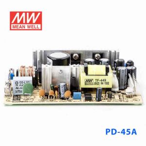 PD-45A  45W +5V 5A +12V 2.5A  双路输出无外壳PCB板明纬开关电源