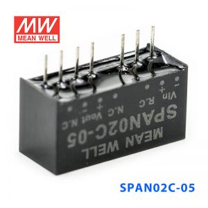 SPAN02C-05 2W 36~75V 转 5V 0.4A 非稳压单路输出DC-DC模块电源