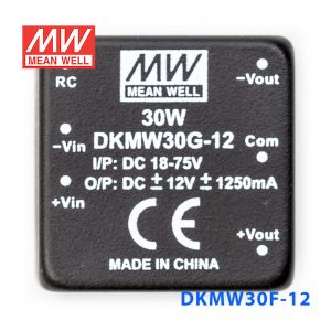 DKMW30G-12 30W 18~75V 转 ±12V 1.25A 非稳压双路输出DC-DC模块电源