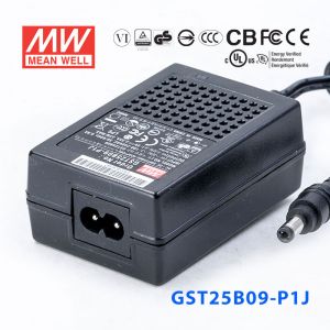 GST25B09-P1J 23W 9V2.55A高效能低空载损耗绿色节能桌上型适配器