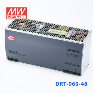 DRT-960-48 960W 48V20A 输出带PFC功能三相输入DIN导轨安装明纬电源