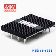 NSD15-12S3  15W  9.4~36V 输入 3.3V 稳压输出板上安装型明纬DC-DC变换电源