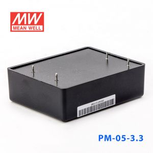 PM-05-3.3  5W  3.3V 1.25A  微漏电塑封Class2单路输出板上型医用明纬开关电源