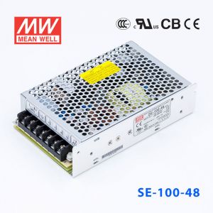 SE-100-48 100W 48V2.3A单组输出通用型内置有外壳CCC认证明纬开关电源(SE系列-内置有外壳)