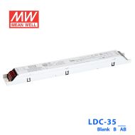 LDC-35B明纬35W恒功率线性LED驱动器三合一调光