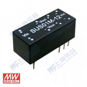 SUS01L-05  1W  5V-5V  非稳压单组输出明纬DC-DC转换模块电源