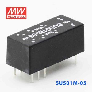 SUS01M-05  1W  12V-5V  非稳压单组输出明纬DC-DC转换模块电源