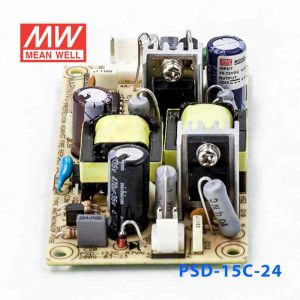 PSD-15C-24  15W  36~72V  输入 24V 0.6A  单路输出PCB板明纬DC-DC变换电源